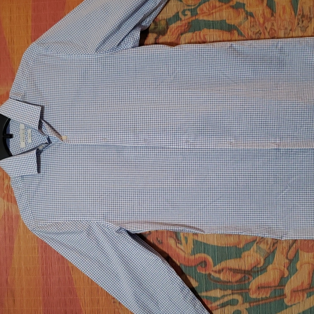 Perry Ellis  medium 15.34/35 blue